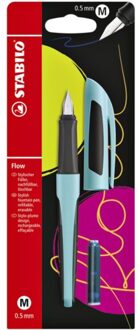 STABILO Flow - Vulpen - SPORTY Edition - Puristblue + 1 Inkt Cartridge