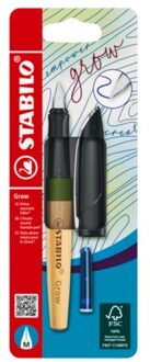 STABILO grow vulpen, mosgroen / eiken