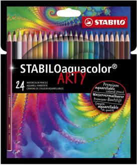 STABILO Kleurpotloden STABILO aquacolor 1624-1-20 etui a 24 stuks Wit