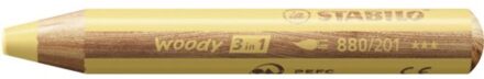 STABILO kleurpotlood woody 3 in 1 pastel geel