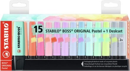 STABILO Markeerstift Stabilo Boss 7015-02-5 Pastel