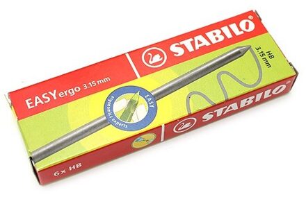 STABILO Potloodstift STABILO Easyergo 7890/6 3.15mm HB doos a 6 stuks