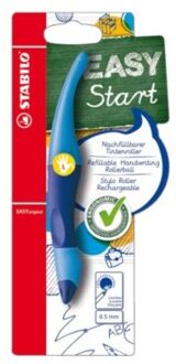 STABILO Rollerpen STABILO Easyoriginal linkshandig licht/donkerblauw blister