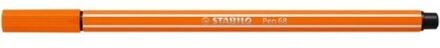 STABILO Viltstift Stabilo 68/30 geelrood