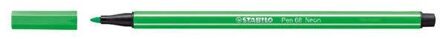 STABILO Viltstift STABILO Pen 68/033 neon groen