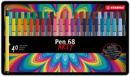 STABILO Viltstift STABILO Pen 68 blik a 40 kleuren