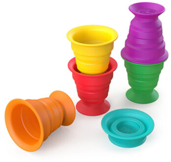 Stack & Squish Cups™ sensorisch stapelspeelgoed Kleurrijk