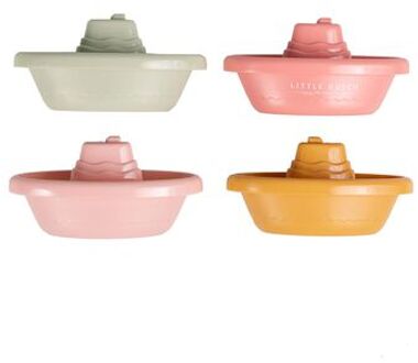 Stackable Bath Boats Pink Roze