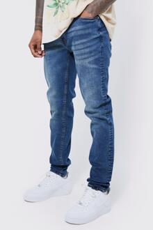 Stacked Stretch Skinny Jeans, Vintage Blue - 32R