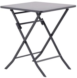Stacy Tuintafel - Staal - Zwart - 60 X 60 X 71cm