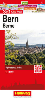 Stadsplattegrond Bern 3 in 1 CityMap | Hallwag