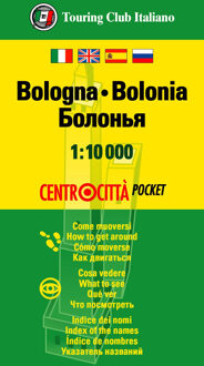 Stadsplattegrond Centrocittà Pocket Bologna | Touring Club Italiano