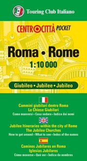 Stadsplattegrond Centrocittà Pocket Rome | Touring Club Italiano