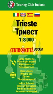 Stadsplattegrond Centrocittà Pocket Trieste - Triëst | Touring Club Italiano