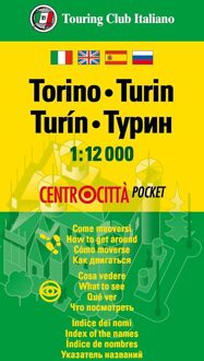 Stadsplattegrond Centrocittà Pocket Turijn | Touring Club Italiano