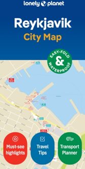 Stadsplattegrond City map Reykjavik | Lonely Planet