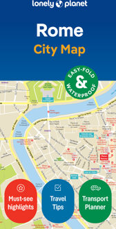 Stadsplattegrond City map Rome | Lonely Planet