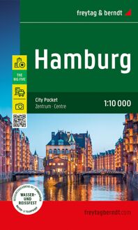 Stadsplattegrond City Pocket Hamburg CP | Freytag & Berndt