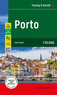 Stadsplattegrond City Pocket Porto | Freytag & Berndt
