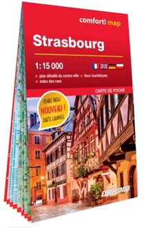 Stadsplattegrond Comfortmap Strasbourg mini | ExpressMap