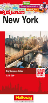 Stadsplattegrond New York 3 in 1 CityMap | Hallwag