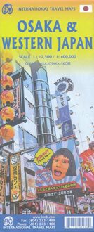Stadsplattegrond Osaka and Western Japan | ITMB