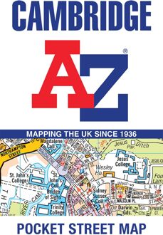 Stadsplattegrond Pocket Street Map Cambridge | A-Z Map Company