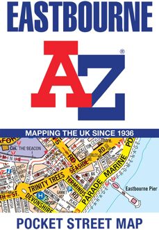Stadsplattegrond Pocket Street Map Eastbourne | A-Z Map Company