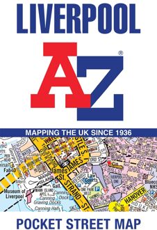 Stadsplattegrond Pocket Street Map Liverpool | A-Z Map Company