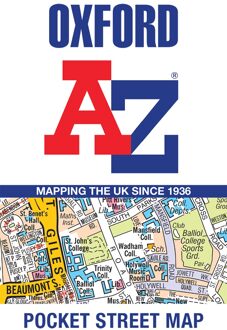 Stadsplattegrond Pocket Street Map Oxford | A-Z Map Company