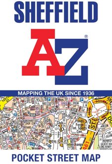 Stadsplattegrond Pocket Street Map Sheffield | A-Z Map Company