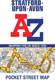 Stadsplattegrond Pocket Street Map Stratford-Upon-Avon | A-Z Map Company