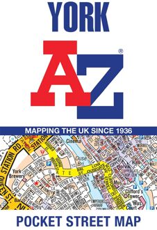 Stadsplattegrond Pocket Street Map York | A-Z Map Company