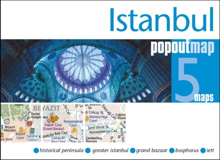 Stadsplattegrond Popout Map Istanbul | Compass Maps