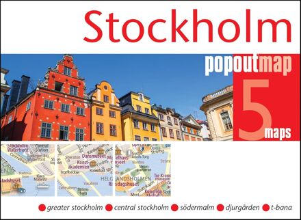 Stadsplattegrond Popout Map Stockholm popout map | Compass Maps