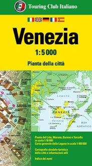 Stadsplattegrond Venetia - Venetië | Touring Club Italiano