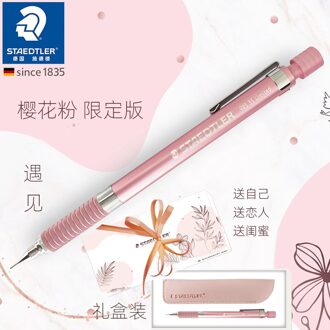 Staedtler 925 35 Automatische Potlood 0.5Mm Limited Edition Schets Lage Zwaartepunt Schrijven Schilderen Actieve Potlood roos poeder limited