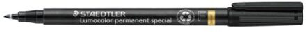 Staedtler Lumocolor permanent special F 319 F-9 Permanent marker Zwart Watervast: Ja