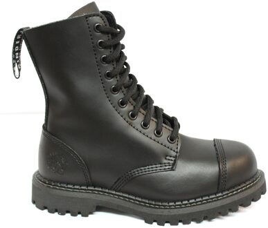 Stag CS zwarte unisex veiligheidsstalen neus militaire punklaarzen - EU 43 / UK 9