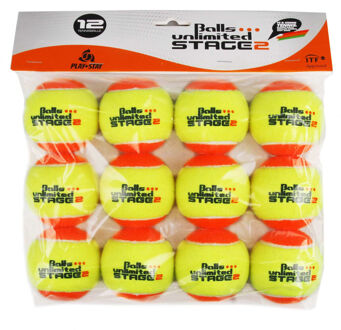 Stage 2 Zak 12 Stuks geel - one size