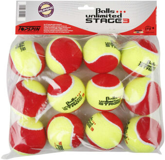 Stage 3 Zak 12 Stuks rood - one size