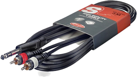 Stagg SYC3/PS2CM E Jack naar RCA kabel