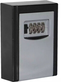 Stahlex Sleutelkluis met cijferslot - staal - 17 x 12 x 5 cm - inbraakbeveiliging - veilige opslag