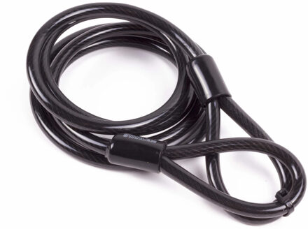 Stahlex Staalkabel met lussen - 1.5 meter x 8MM - geplastificeerd - fietsslot