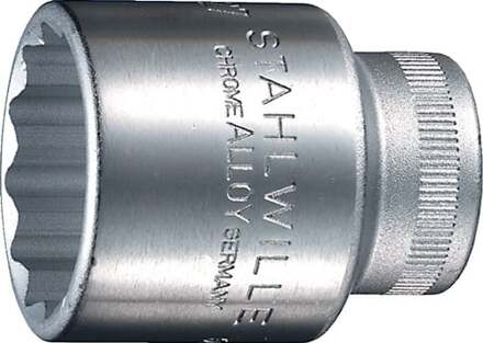 Stahlwille Dopsleutelbit | 1/2 inch 12-kant | sleutelwijdte 12 mm | lengte 38 mm | 1 stuk - 03010012 03010012