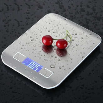 Stainless Steel 5kg/10kg Digital LCD Electronic Precision Kitchen Scale Food Weighing Postal Scales Cooking Baking Measure Tools Metal wit / 10kg-1g