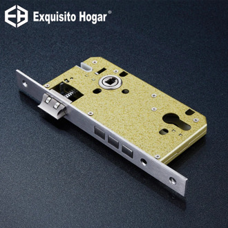 Stainless Steel 85X60 Lock Hardware Door Split Lock Body Wooden Door Lockcase Metal Square Panel
