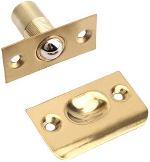 Stainless Steel Bales Catch Roller Ball Mortice Door Lock Cupboard Spring Roller Latch with Screws