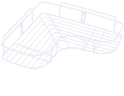 Stainless Steel Bathroom Shelf Metal Shelf Storage Rack Punch-Free Firm Shower Kitchen Fitted Wall Storage Organizer Rack wit