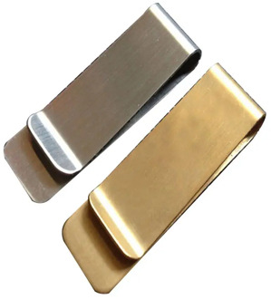 Stainless Steel Brass Banknote Holder Credit Card ID Cash Wallet Money Clips